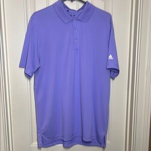 Adidas Men's Purple Polo Shirt